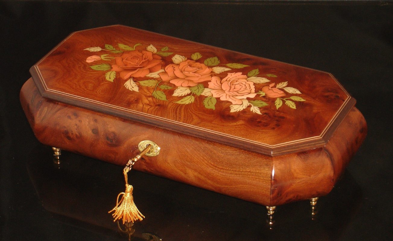 Italian Inlay Jewelry box