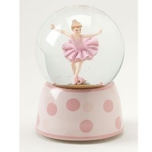 Polka Dot Ballerina Globe