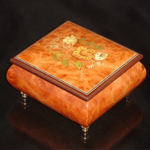 Italian Jewelry Box Burl Elm 17CF