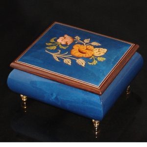 Italian Jewelry Box Dark Blue 17CF