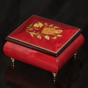 Italian Jewelry Box Wine Red 17CF