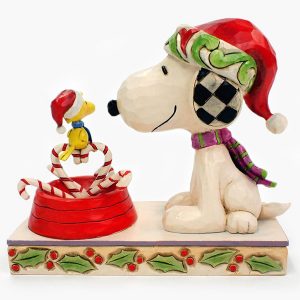 Snoopy Candy Cane Christmas back view