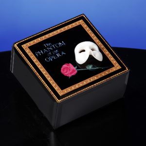 Phantom of the Opera Glass Musical Jewelry Box