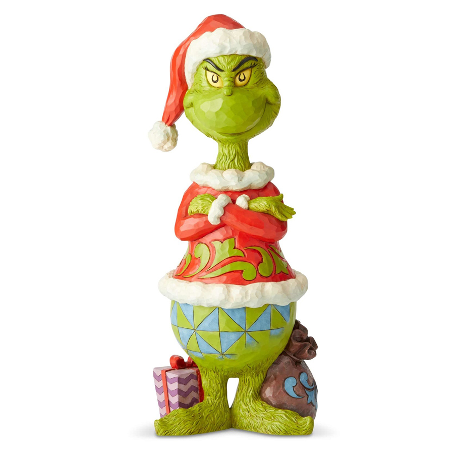 Large Grinch Statue With Arms Folded by Jim Shore The Music Box Company