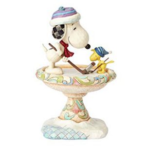 Snoopy Friendly Face-Off Hockey Figurine