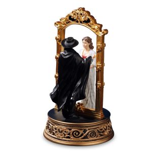 Phantom and Christine Through the Mirror musical figurine