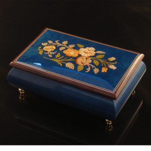 Italian Jewelry Box Dark Blue 04CF