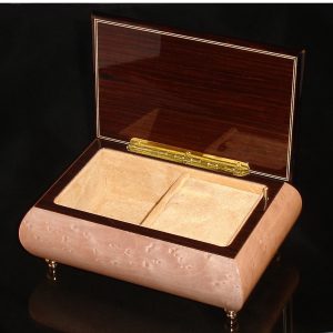 Italian Jewelry Box Light Pink 04CF opened