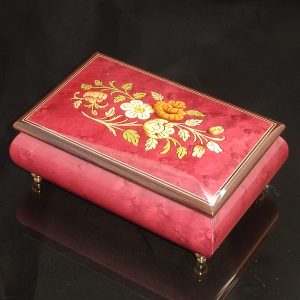 Italian Jewelry Box Wine Red 04CF