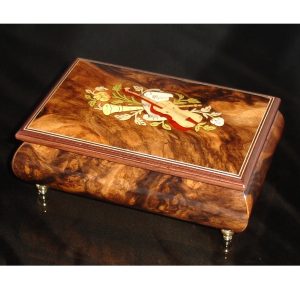 Italian Jewelry Box Walnut 04CVM