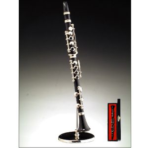 Miniature Black Clarinet with stand and case BWO2H