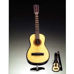 Miniature 7 in Fold Guitar with stand and case A7GI-H
