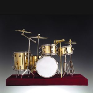 Large Drum Set Collectible with cover off