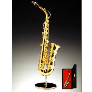 Miniature Saxophone with stand and case BRO5