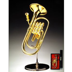 Miniature Tuba-Baritone- with stand and case BRO1H
