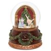 Nutcracker Ballet globe with vintage style base