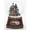 Carolers musical water globe with vintage base