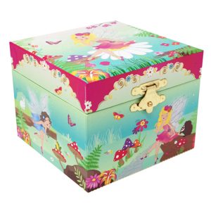 Forest Fairy small musical jewelry box front view