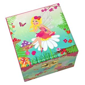 Forest Fairy small musical jewelry box-top