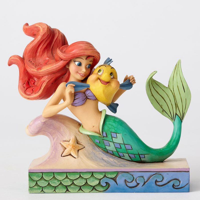 Ariel-&-Flounder-Jim-Shore