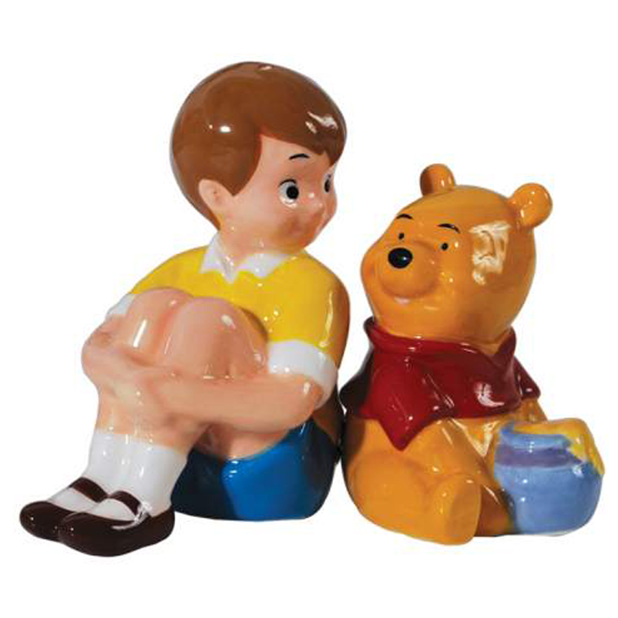 Christopher and Pooh salt and pepper