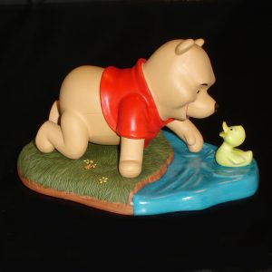 Winnie the Pooh with Duck side view