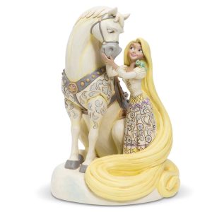 Rapunzel White Woodland by Jim Shore