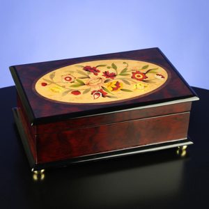 Classic-Floral-Musical-Jewelry-Box
