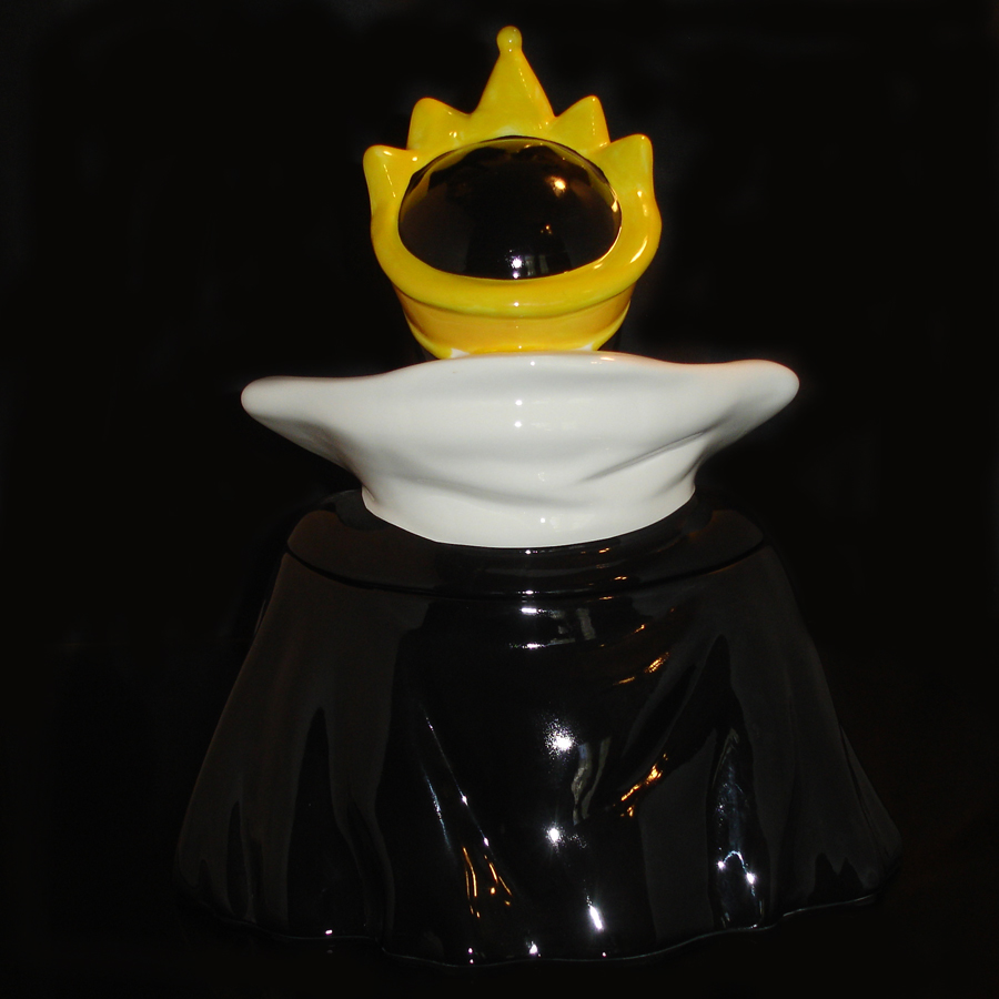 Vintage-Evil-Queen-Cookie-Jar-back-view | The Music Box Company