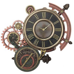 Steampunk-Astrolabe-Clock