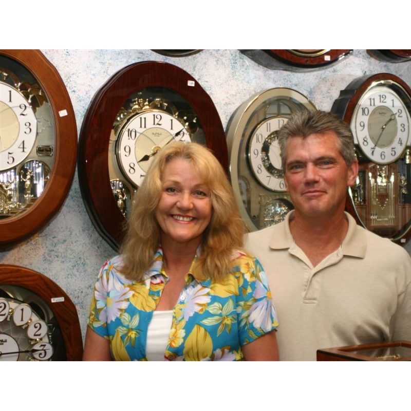 Mark-and-Lisa-in-the-Clock-Room