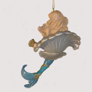 Mermaid-Shell-Ornament-back-view-E0214B