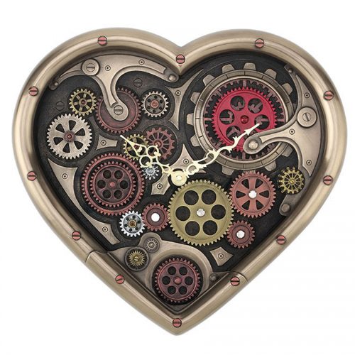 Heart-Shaped-Steampunk-Clock