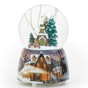 Church-Sleigh-Snow-Globe