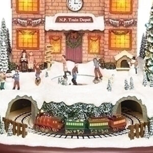 Polar-Train-Village-Depot-close-up