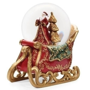 Santa-in-Sleigh-Snow-Globe