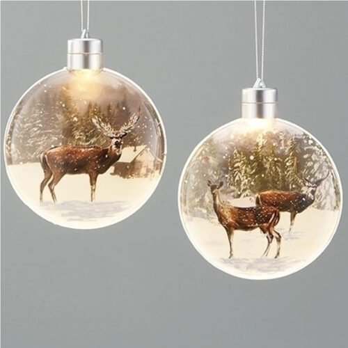 Glass-Deer-Ornaments