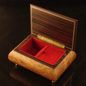 Italian-Inlay-Jewelry-Box-Rose-Open