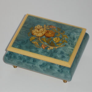 Italian-Inlay-Musical-Jewelry-Box-Light-Blue