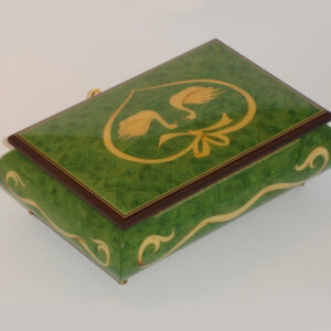 Italian-Inlay-Swans-and-Heart-Green-back-view