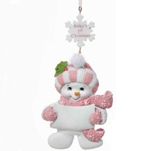 Babys-1st-Christmas-Pink-Snowman-Ornament