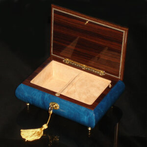 Italian-Inlay-Musical-Jewelry-Box-Heart-Dark-Blue-open