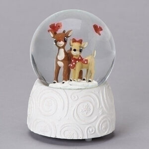 Rudolph-and-Clarice-White-Snow-Globe