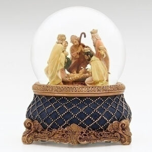 Nativity-Globe-Blue-Gold