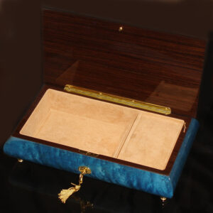 Italian Inlay Jewelry Box open