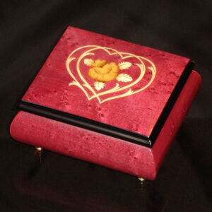 Italian-Inlay-Musical-Ring-Box-Wine-Red