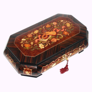Large Italian Inlay Rosewood top angle