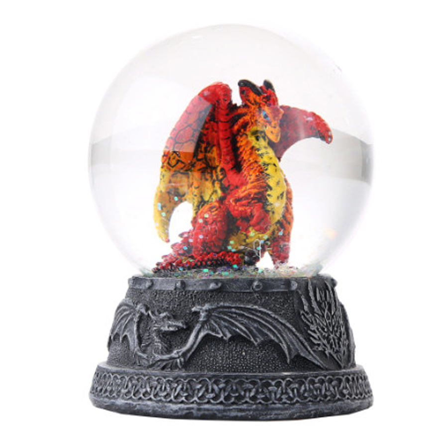Ep. 210 - Crystal Visions Dragon Snow Globe Repair - Water change, glitter  upgrade, seized music box 