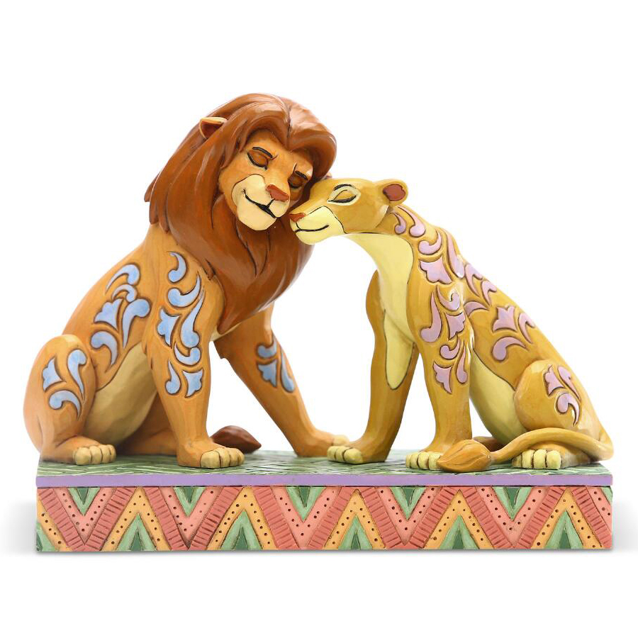 Simba and Nala Snuggling The Music Box Company