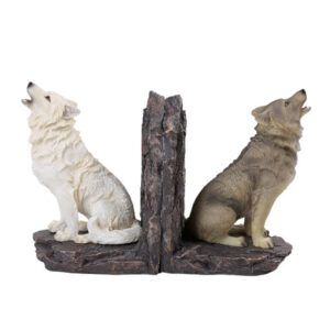 Wolf-Bookends